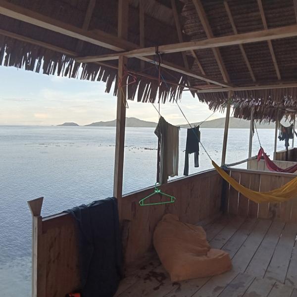 Volunteer dorm room balcony 